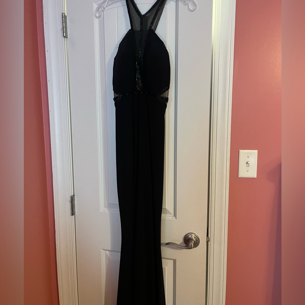 Black Sequin Dress